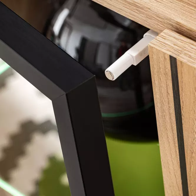 Tv Stolek-K LIAM S HJZ LM hickory jackson/Černá,6