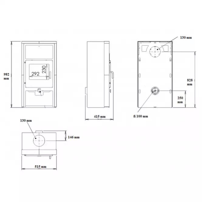 Krbová kamna Narvik 5 kW