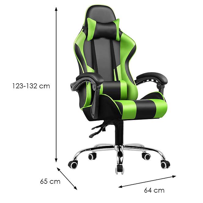Herní židle Top-Game černá/zelená,2