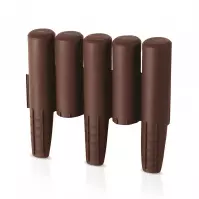 Palisáda 27 cm hnědá