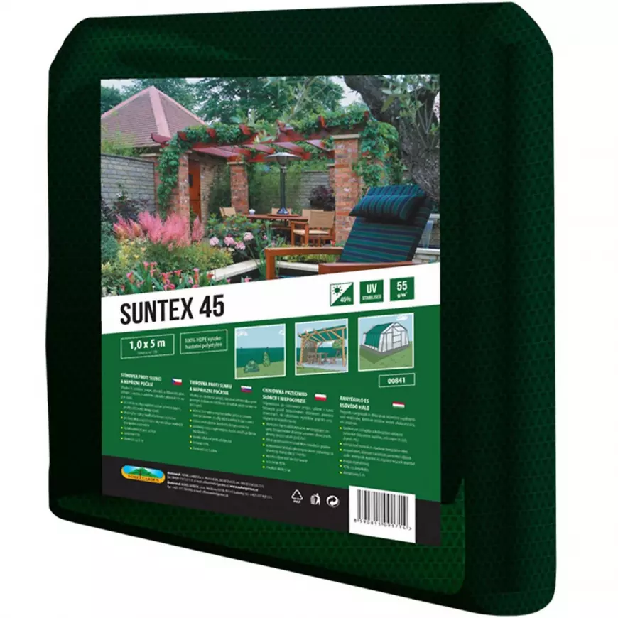 Baumax.cz: Stínovka PE suntex zelená 45 1 x 5 m