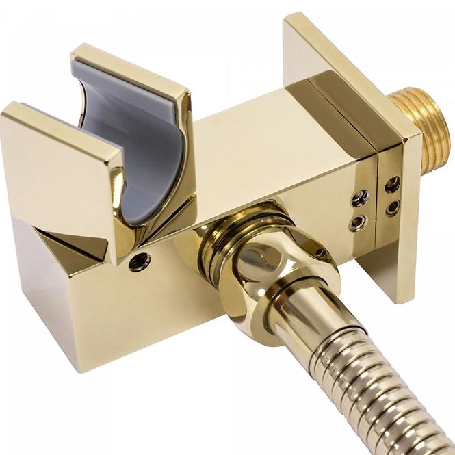 Podomítkový sprchový set s termostatem Fenix-Davis Rea P6324 zlatý