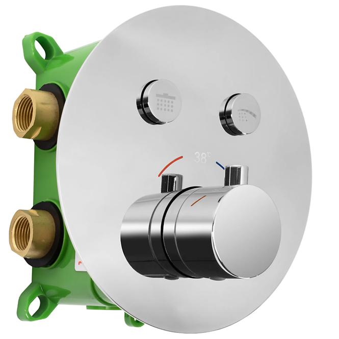 Podomítkový sprchový set s termostatem Lungo-Miller Rea P6715 chrom