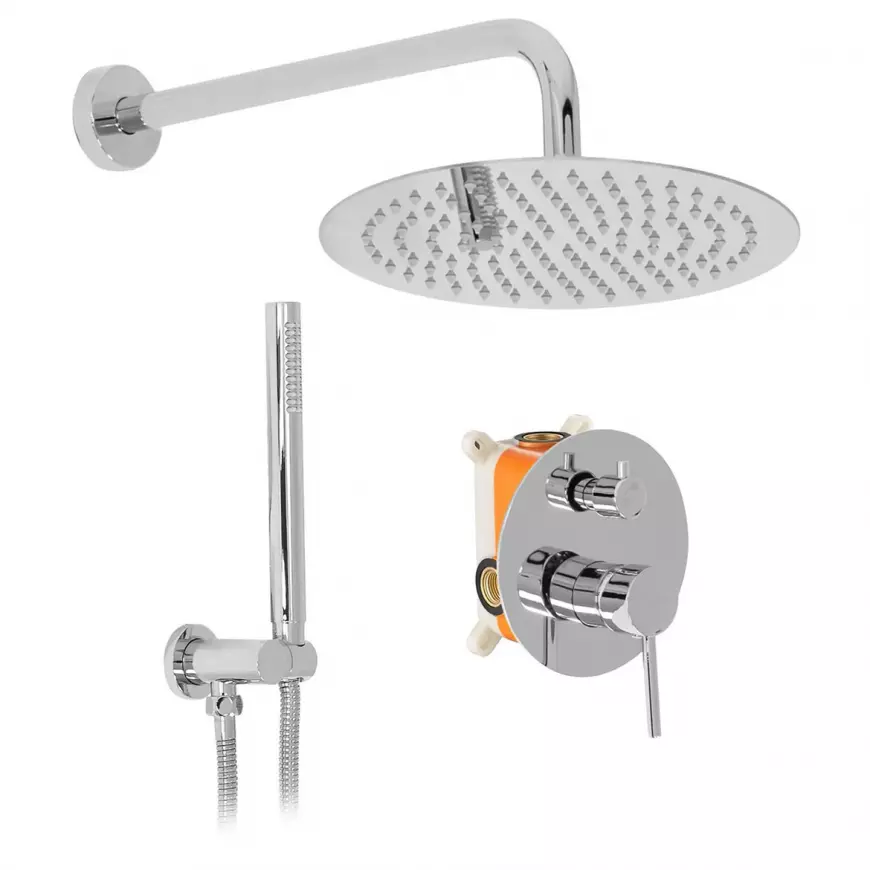 Podomítkový sprchový set Lungo Rea P8007 chrom
