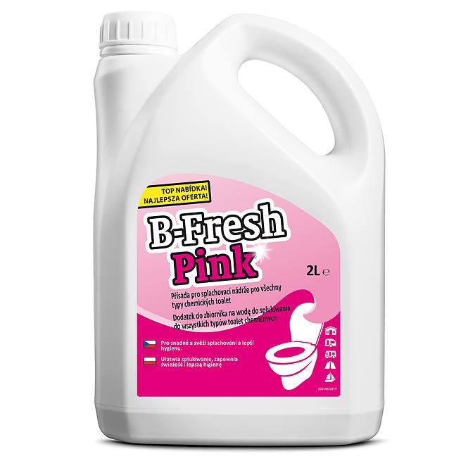 Náplň do chemických WC  B-fresh 2 l růžová