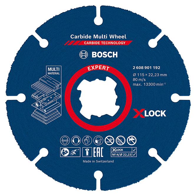 Expert Carbide Multi Wheel X-Lock cutting disc 115 mm