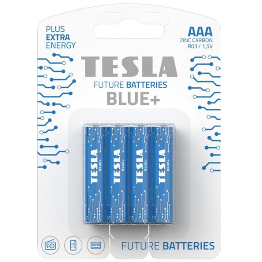 Baterie Tesla AAA R03 Blue+ 4 ks