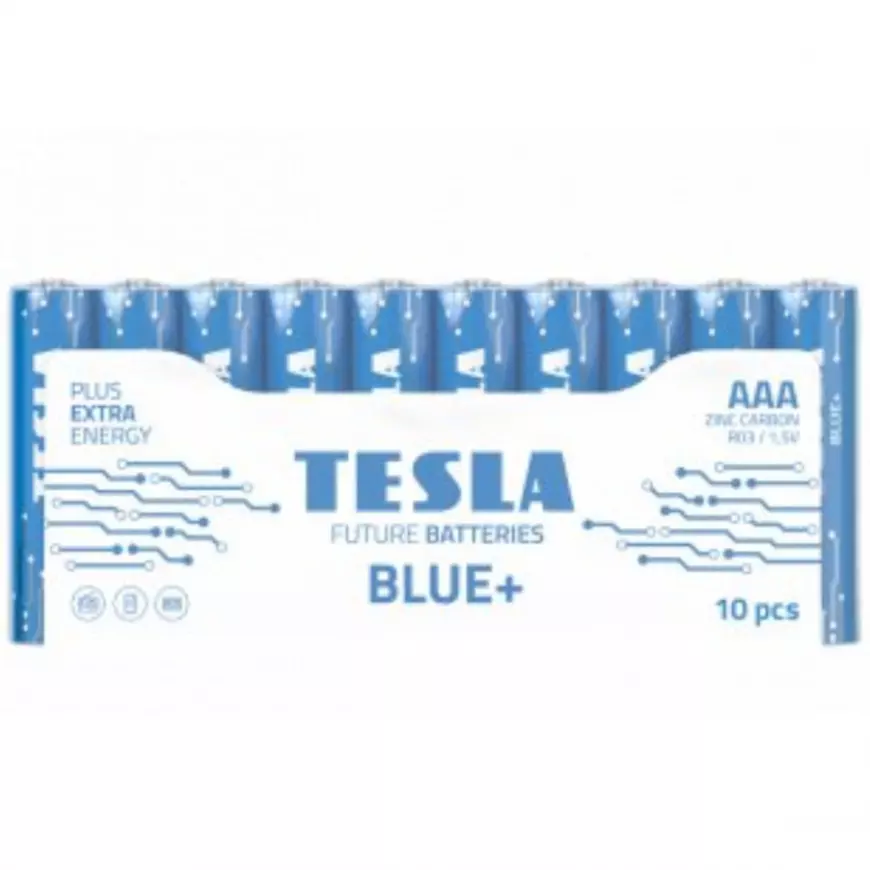 Baterie Tesla AAA R03 Blue+ multipack 10 ks