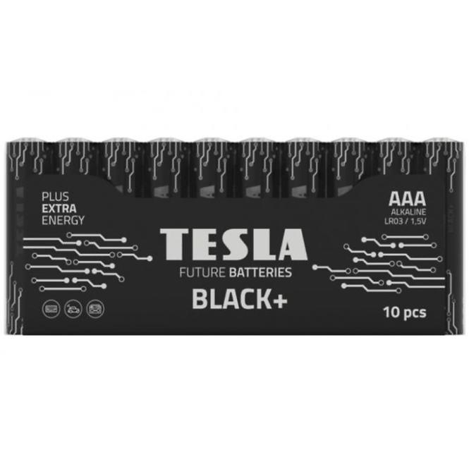 Baterie Tesla AAA LR03 Black+ multipack 10 ks