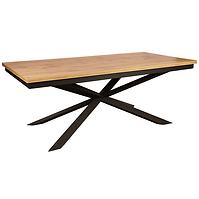 Stůl St-33 160x90+60 dub wotan/černá