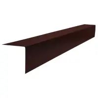 Rohový profil Smart 0,6x100x1000 mm RAL8017 hnědý