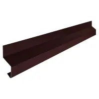 Okapní profil ke stěně Smart 0,6x90x1000 mm RAL8017 hnědý