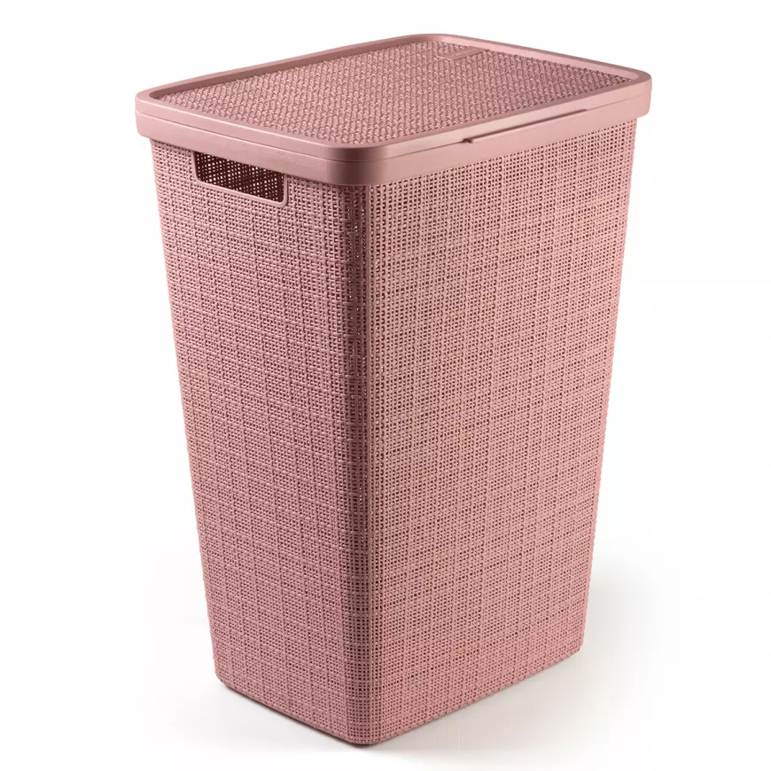 Koš na prádlo Jute 58L růžový 255198 Curver