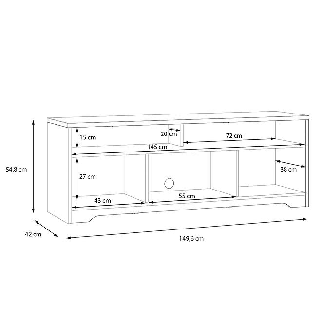 Tv stolek Jodaki JDKT121-D89,5