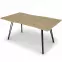 Stůl Log TB 90x160-200 artisan/černý,3