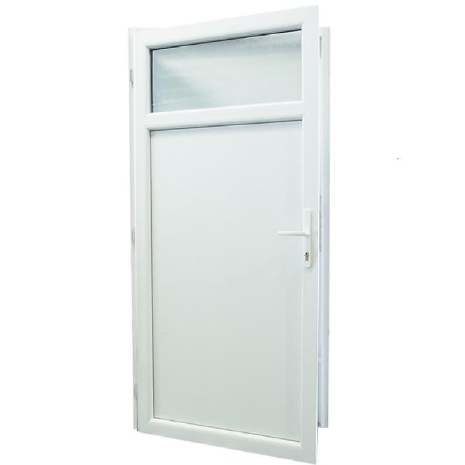 Vchodové dveře D33 90L bílá