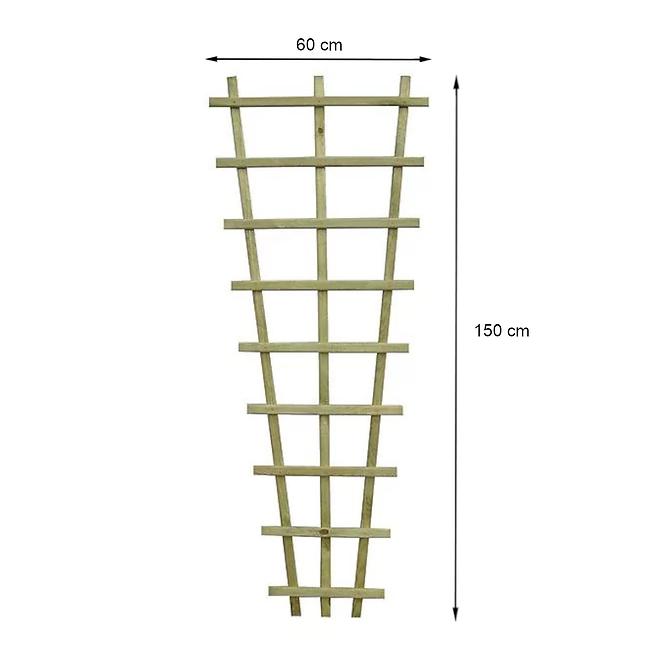 Mřížka Kinga L12 trapéz 60x150cm