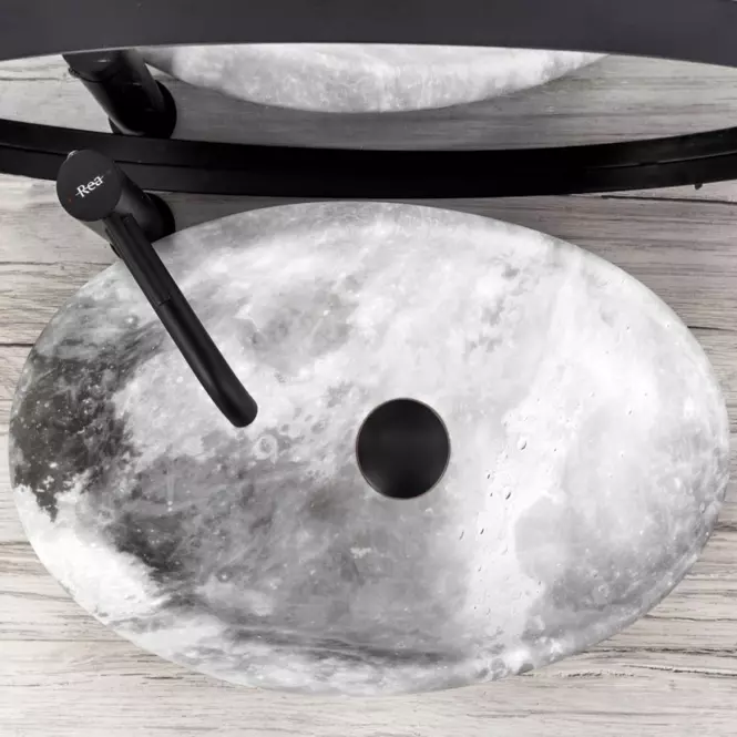 Umyvadlo na desku Roxy Stone Light Grey,5