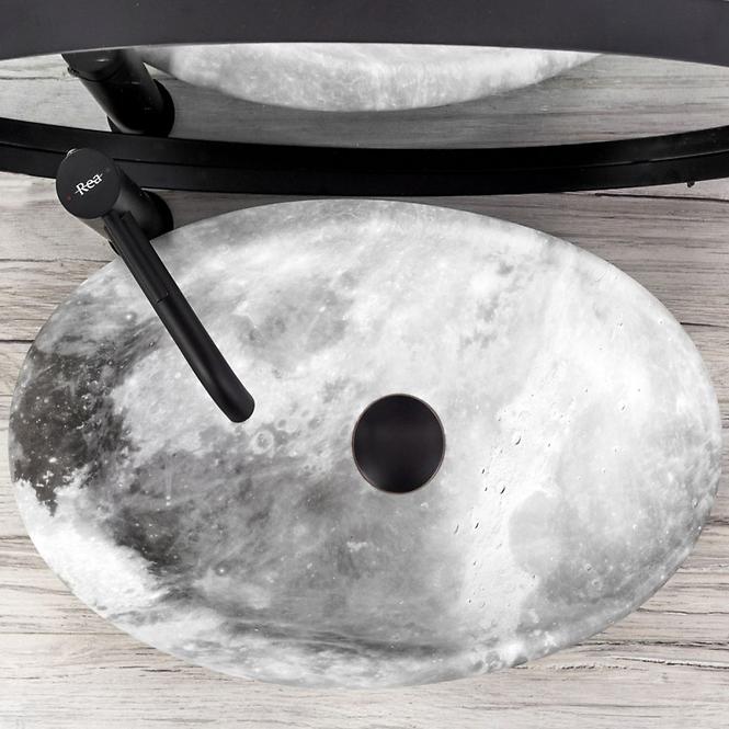 Umyvadlo na desku Roxy Stone Light Grey,5