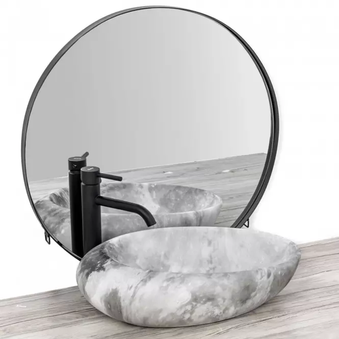 Umyvadlo na desku Roxy Stone Light Grey,6