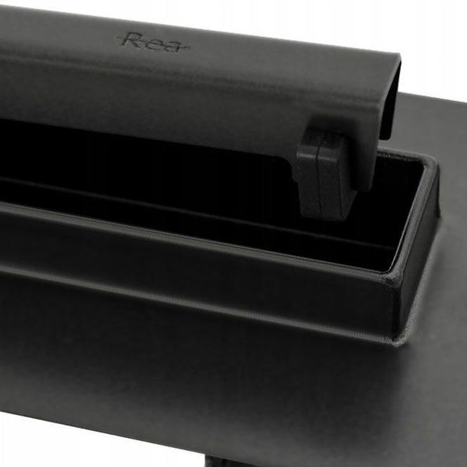 Odtokový žlab Rea G8903 Neo Slim Pro 900 černý