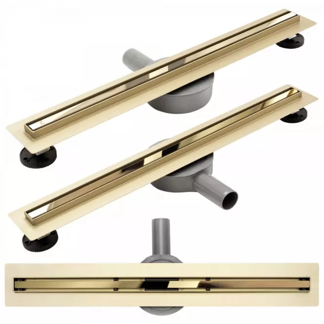 Odtokový žlab Rea G5604 Neo Slim Pro 800 zlatý lesklý,5