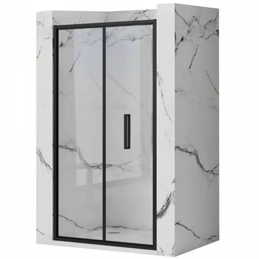 Sprchové dveře Rapid Fold 80x195 black Rea K6418