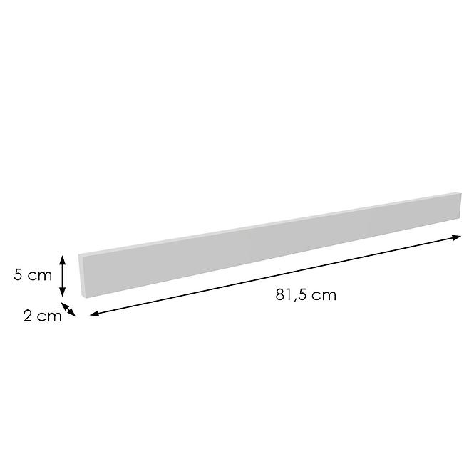 Krycí lišta vertikální MIA bílá, 815x50