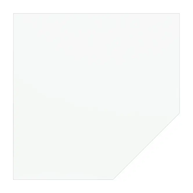 Sklo pod kamna 70x70 cm G1