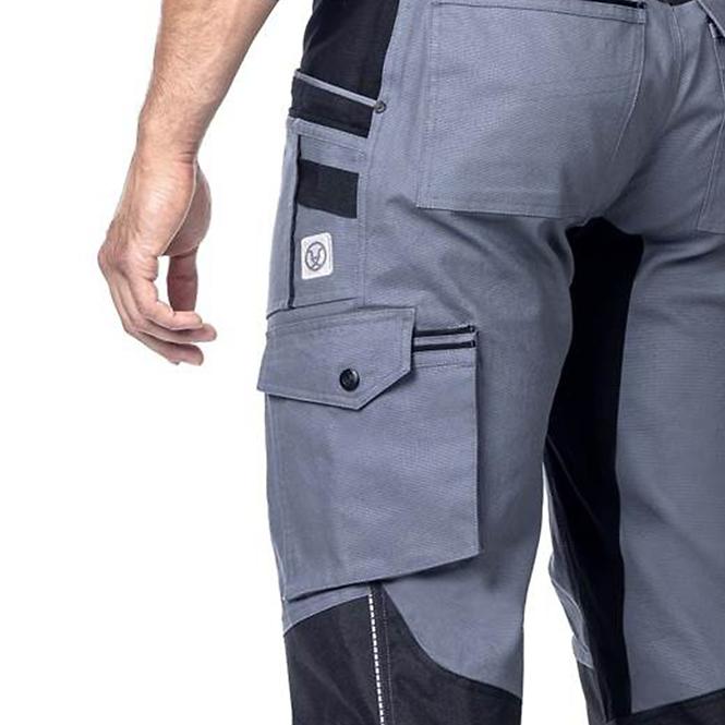 Kalhoty s laclem Ardon®4xstretch® šedé vel. 48