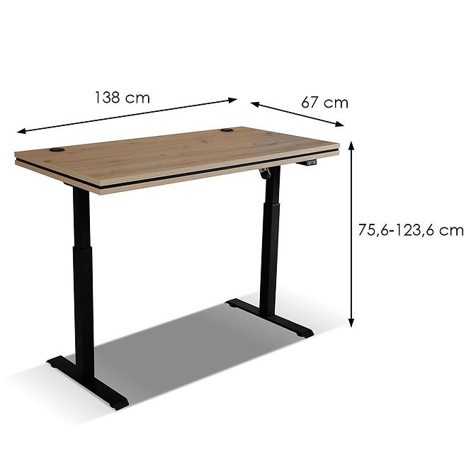 Psací stůl Malta artisan typ 161 (deska 56 mm)