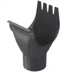 Okapový kotlík 64-044 ocel 125/90 mm Bryza grafitová RAL 7021