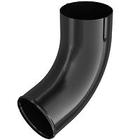 Výtokové koleno pro okapový svod 64-399 ocel 100 mm Bryza černá RAL 9005
