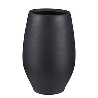 Váza Douro, kulatá, matná černá výš.40xšiř.26cm 1094648