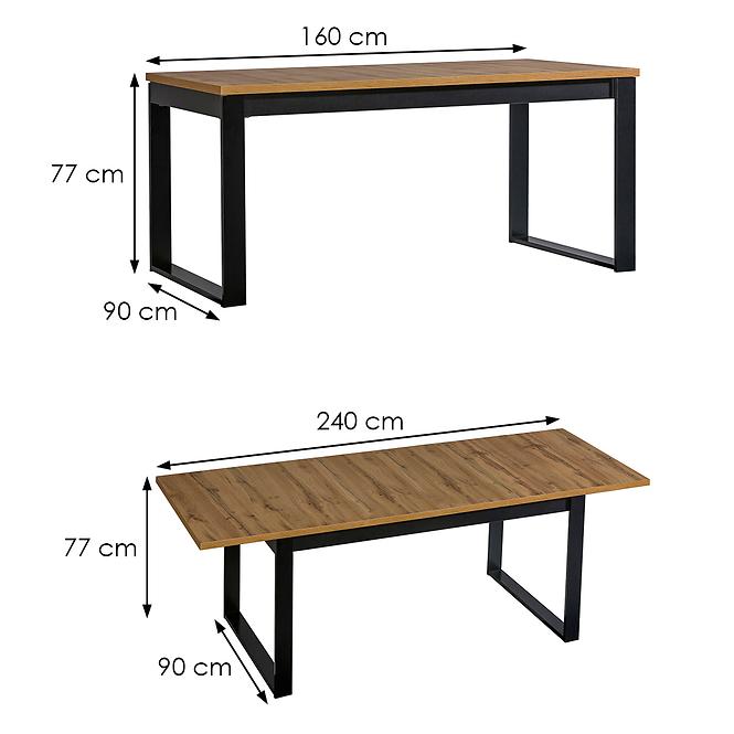 Stůl Lamelo  La14 160/240x90cm
