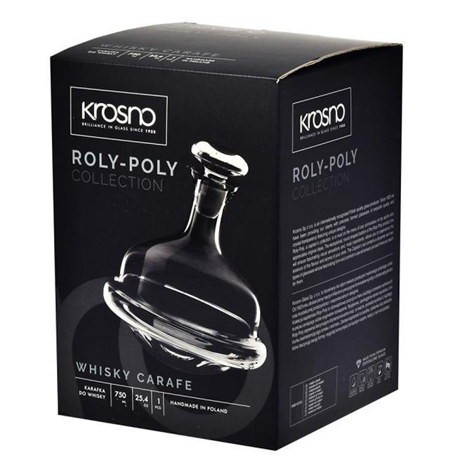 Karafa na whisky Roly-Poly Krosno 750 ml 1 ks