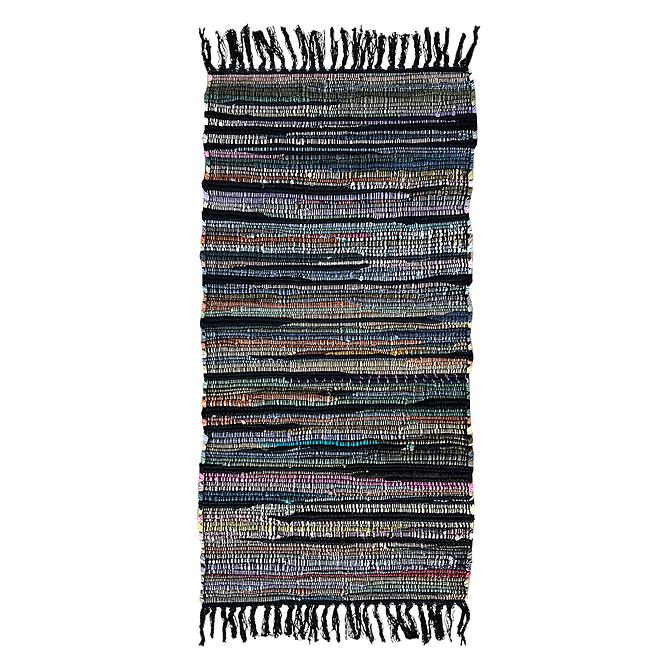 Bavlněný koberec Chindi 0,6/1,2 Cr-603 černý