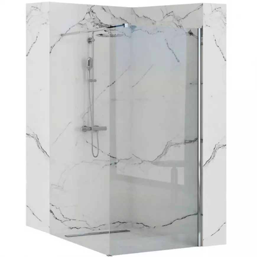 Sprchová zástěna Walk-in Aero ˝N˝ Rea K3021 110x195 chrom