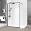 Sprchová zástěna Walk-in Bler Rea K7634 100x195 black,3