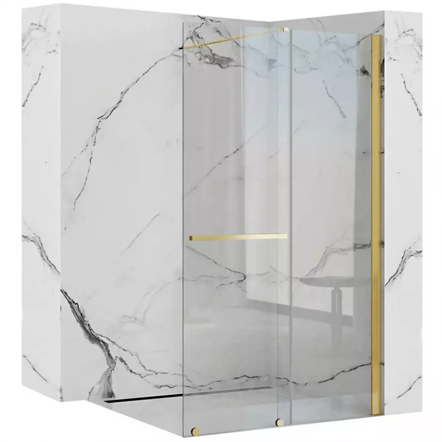 Sprchová zástěna Walk-in Cortis Rea K8485 120x200 gold