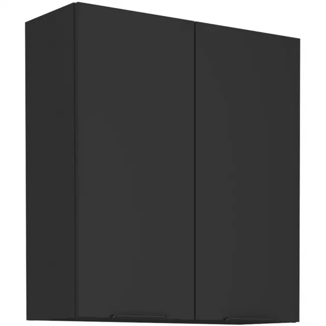 Kuchyňská skříňka Siena černý mat 80g-90 2f