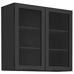 Kuchyňská skříňka Siena černý mat 80gs-72 2f