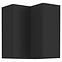 Kuchyňská skříňka Siena černý mat 60x60 Gn-72 1f (90°)