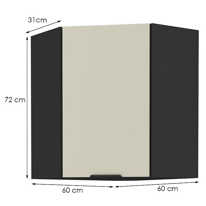 Kuchyňská skříňka Arona cashmere 60x60 Gn-72 1f (45°)