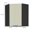 Kuchyňská skříňka Arona cashmere 60x60 Gn-90 1f (45°),2