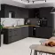Kuchyňská skříňka Siena černý mat 80d 2f bb,3