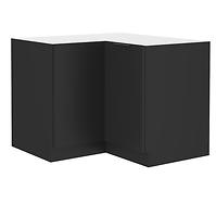 Kuchyňská skříňka Siena černý mat 90x90 Dn 2f bb