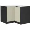 Kuchyňská skříňka Arona cashmere 90x90 Dn 2f bb