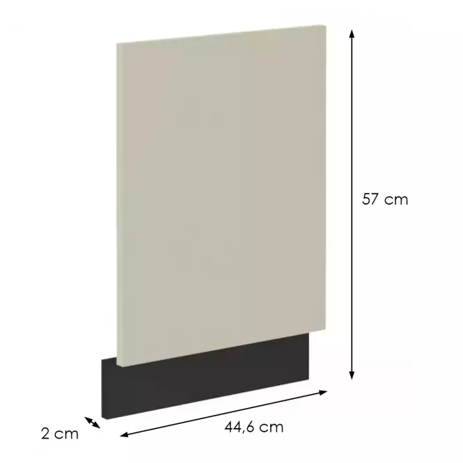 Dvířka pro vestavnou myčku Arona cashmenre Zm 570x446