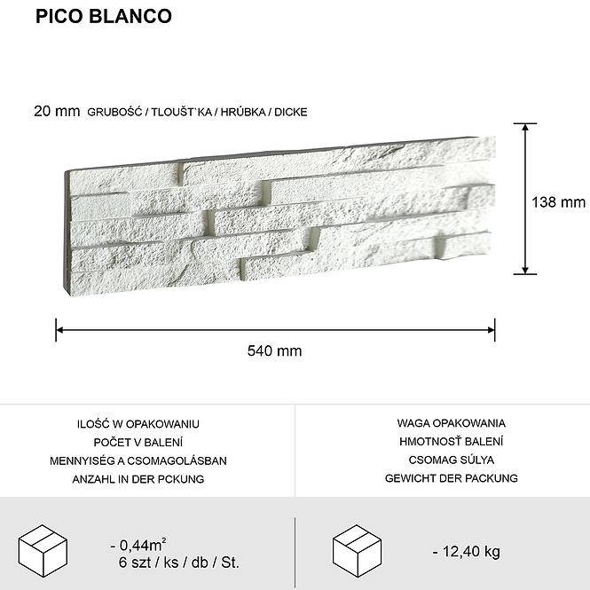 Kámen betonový Pico Blanco bal=0,44 m2